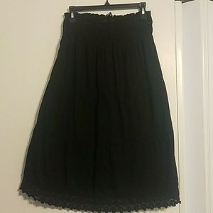 Ladies elastic waistband skirt
